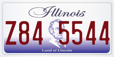 IL license plate Z845544