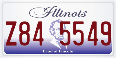 IL license plate Z845549