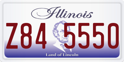 IL license plate Z845550