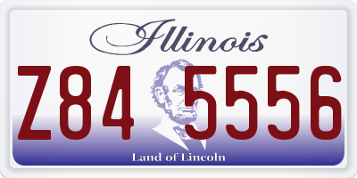 IL license plate Z845556