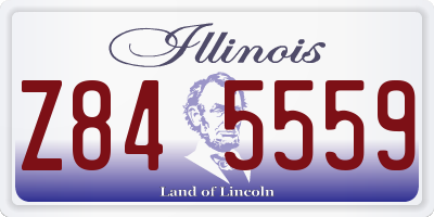 IL license plate Z845559
