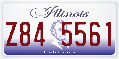IL license plate Z845561