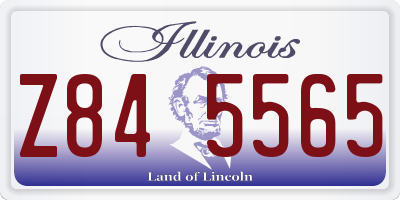 IL license plate Z845565