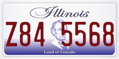 IL license plate Z845568