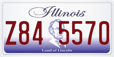 IL license plate Z845570