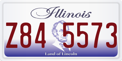 IL license plate Z845573