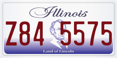 IL license plate Z845575
