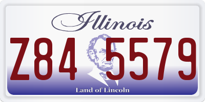 IL license plate Z845579
