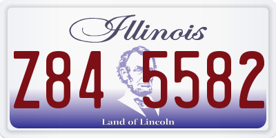 IL license plate Z845582