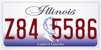 IL license plate Z845586