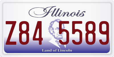 IL license plate Z845589