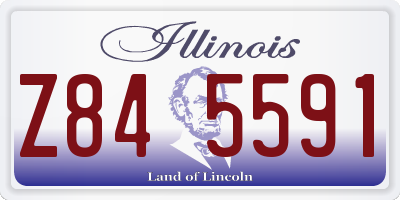 IL license plate Z845591