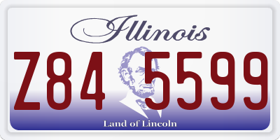 IL license plate Z845599