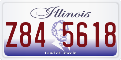 IL license plate Z845618