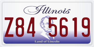 IL license plate Z845619