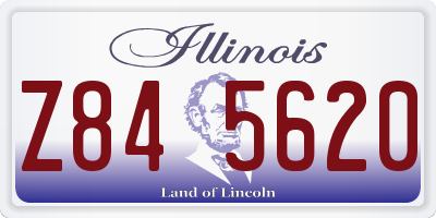 IL license plate Z845620