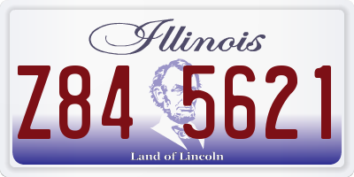 IL license plate Z845621