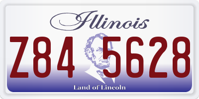 IL license plate Z845628