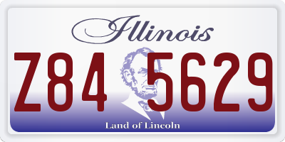 IL license plate Z845629