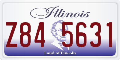 IL license plate Z845631