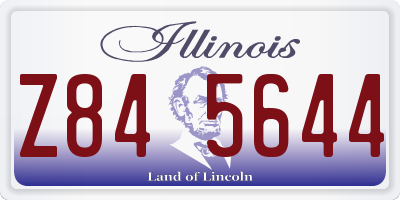 IL license plate Z845644