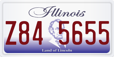 IL license plate Z845655