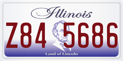 IL license plate Z845686