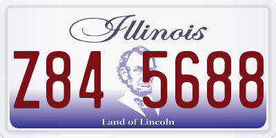 IL license plate Z845688