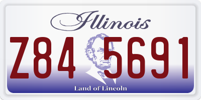 IL license plate Z845691