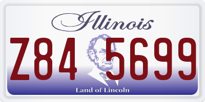 IL license plate Z845699