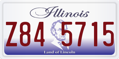 IL license plate Z845715