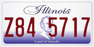 IL license plate Z845717