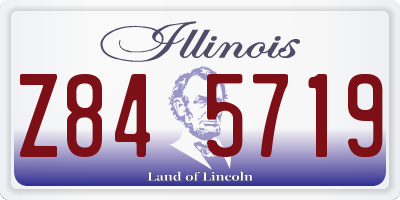 IL license plate Z845719