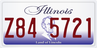 IL license plate Z845721
