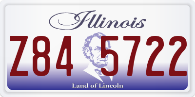 IL license plate Z845722