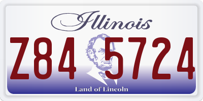 IL license plate Z845724