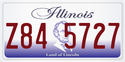 IL license plate Z845727