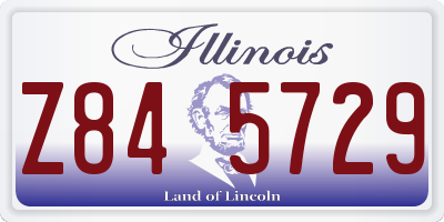 IL license plate Z845729