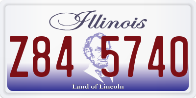 IL license plate Z845740