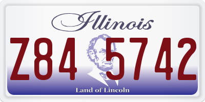 IL license plate Z845742
