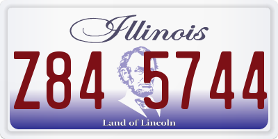IL license plate Z845744