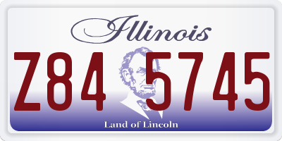 IL license plate Z845745