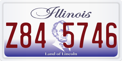 IL license plate Z845746