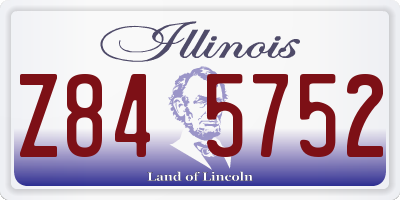 IL license plate Z845752