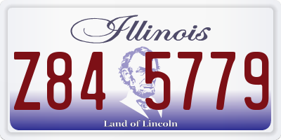 IL license plate Z845779