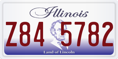 IL license plate Z845782