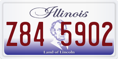 IL license plate Z845902