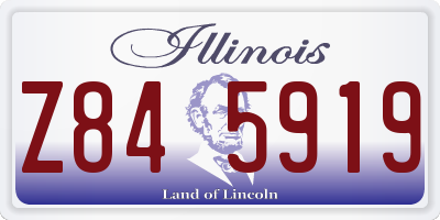 IL license plate Z845919