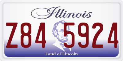 IL license plate Z845924