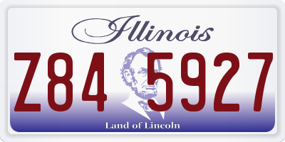 IL license plate Z845927